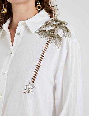 Blusa Lieb manga 3/4 para mujer