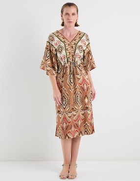 Vestido midi casual Lieb para mujer