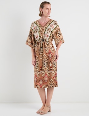 Vestido midi casual Lieb para mujer