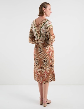 Vestido midi casual Lieb para mujer
