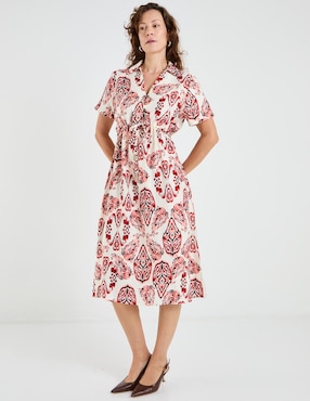 Vestido midi casual Lieb para mujer
