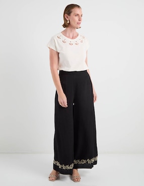 Pantalón relaxed Lieb amplio para mujer