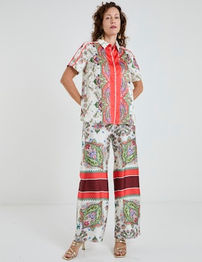 Pantalón relaxed Lieb straight para mujer