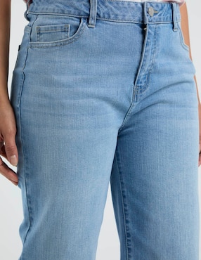 Jeans straight cintura media Lieb para mujer