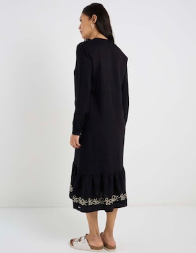 Vestido midi casual Lieb para mujer