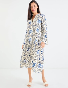 Vestido midi casul Lieb para mujer