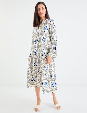 Vestido midi casul Lieb para mujer