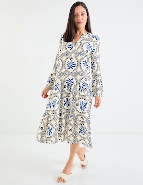 Vestido midi casul Lieb para mujer