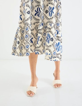 Vestido midi casul Lieb para mujer