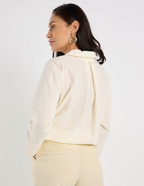 Blusa camisera Lieb manga larga para mujer