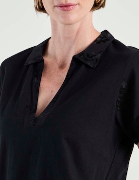 Blusa Lieb Basics manga 3/4 para mujer