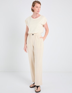 Pantalón relaxed Lieb straight para mujer