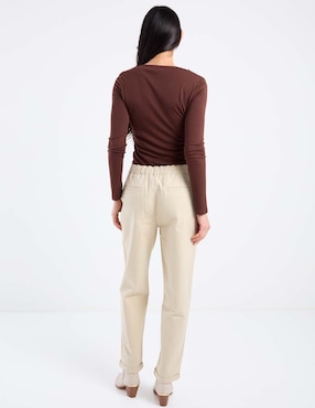 Pantalón chino Lieb Basics straight para mujer