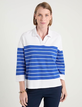Blusa Lieb manga 3/4 para mujer