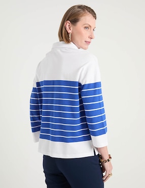 Blusa Lieb manga 3/4 para mujer