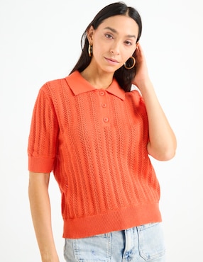 Playera tipo polo Lieb para mujer