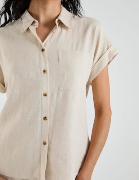 Blusa Lieb Basics manga corta para mujer