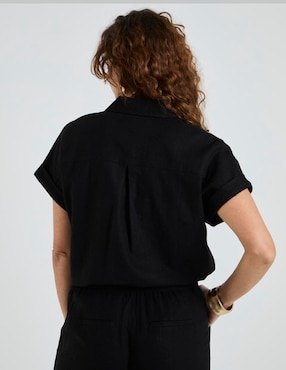 Blusa Lieb Basics manga corta para mujer