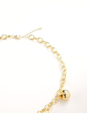 Collar de caracol Yoiko Costarella de baño de oro 18 K
