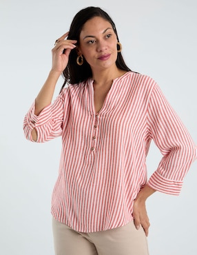 Blusa Lieb manga 3/4 para mujer