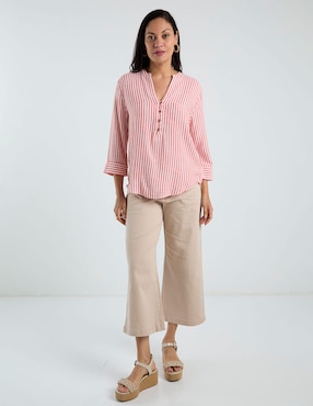 Blusa Lieb manga 3/4 para mujer