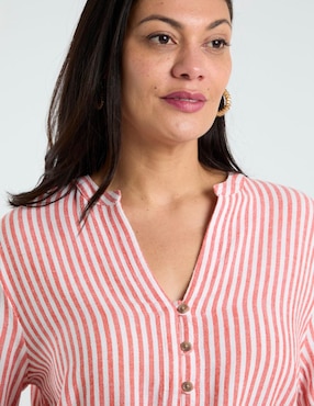Blusa Lieb manga 3/4 para mujer