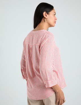 Blusa Lieb manga 3/4 para mujer