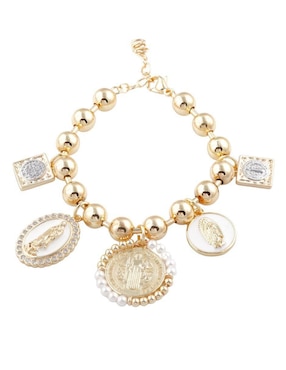 Pulsera Yoiko baño de oro 18 K Devota