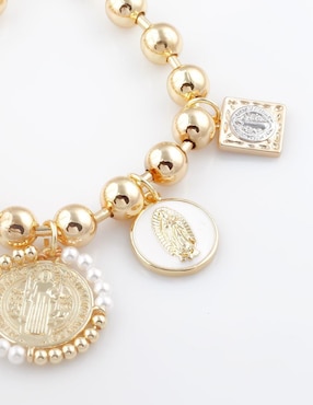 Pulsera Yoiko baño de oro 18 K Devota