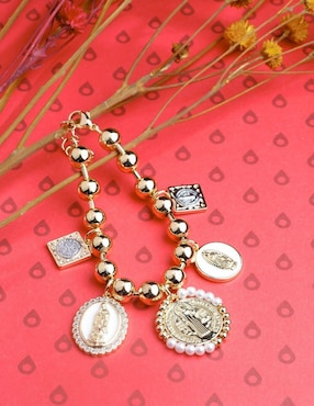 Pulsera Yoiko baño de oro 18 K Devota