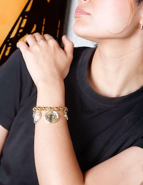 Pulsera Yoiko baño de oro 18 K Devota