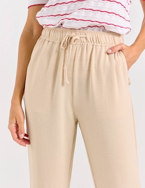 Pantalón relaxed Lieb Basics straight para mujer