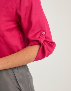 Blusa camisera Lieb manga 3/4 para mujer