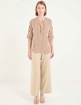 Blusa Lieb manga 3/4 para mujer