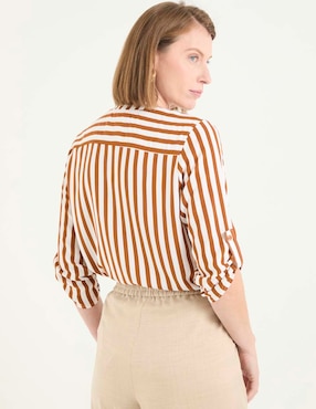 Blusa Lieb manga 3/4 para mujer