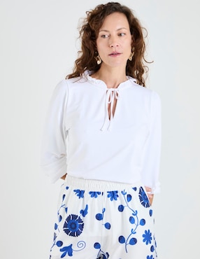 Blusa Lieb manga larga para mujer
