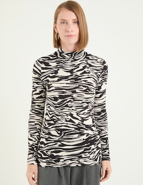 Blusa Lieb manga larga para mujer