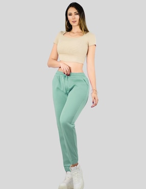 Pants regular Malabis con agujeta para mujer