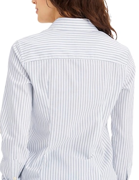 Blusa camisera Dockers manga larga para mujer