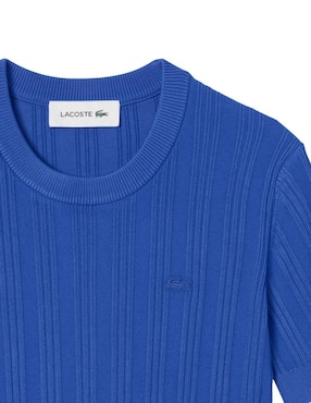 Suéter Lacoste cuello redondo para mujer
