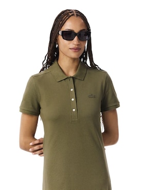 Vestido corto casual Lacoste para mujer