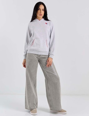 Sudadera con capucha y bolsa Now & Then para mujer