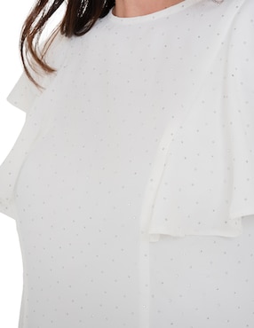 Blusa Atelier Petite manga corta para mujer