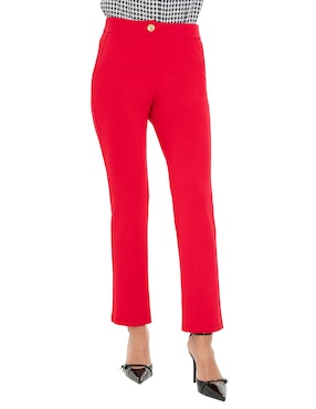 Pantalón de vestir Atelier Petite straight para mujer