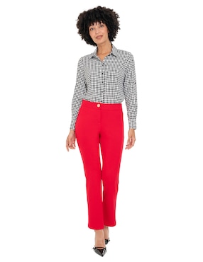 Pantalón de vestir Atelier Petite straight para mujer