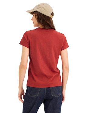Playera manga corta Dockers cuello redondo para mujer