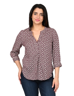 Blusa Ferrioni manga 3/4 para mujer