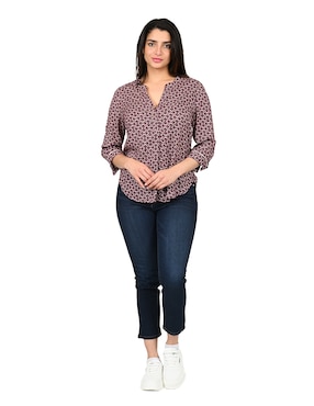 Blusa Ferrioni manga 3/4 para mujer