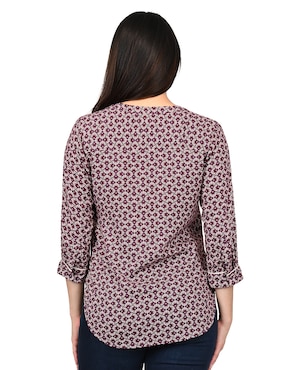 Blusa Ferrioni manga 3/4 para mujer