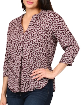 Blusa Ferrioni manga 3/4 para mujer